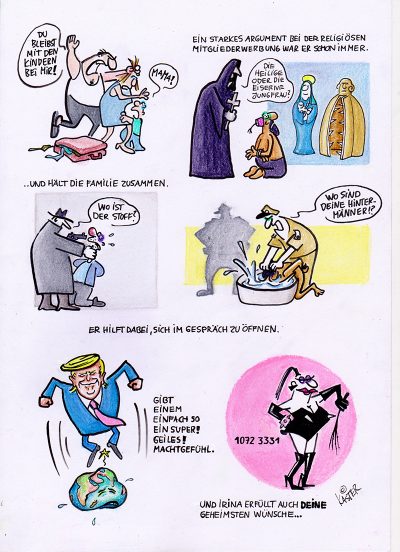 Aua Prinzip 2 - Comic von Petra Kaster
